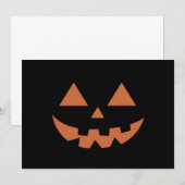 Giant Jack O' Lantern Face Halloween Pumpkin Kaart (Voorkant / Achterkant)