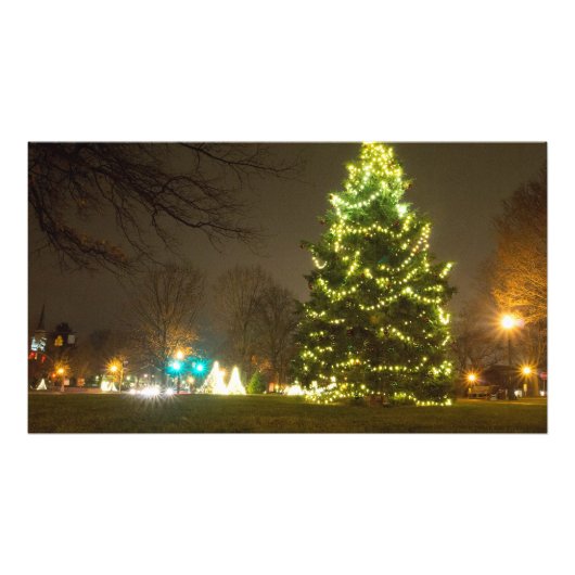 Giant kerstboom, Worthington, Ohio Foto Afdruk (Voorkant)