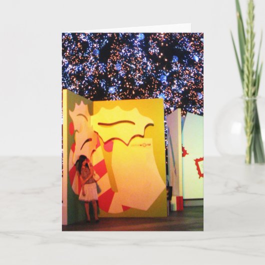 Giant Kerstmis Kaart in Bangkok, Thailand (Voorkant)