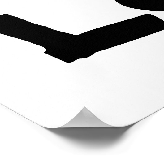 Giant Kinder Gellow Construction Truck Poster (Hoek)