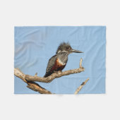 Giant Kingfisher Fleece Deken (Voorkant (Horizontaal))