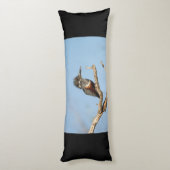 Giant Kingfisher Lichaamskussen (Achterkant (Verticaal))