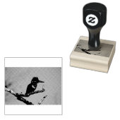 Giant Kingfisher Rubberstempel (Gestempeld)