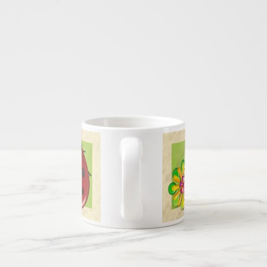 Giant Ladybug Espresso Kop (Achterkant)