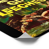 Giant Leeches Clic Halloween Monster Poster Horror (Hoek)