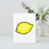 Giant Lemon Briefkaart (Staand voorkant)