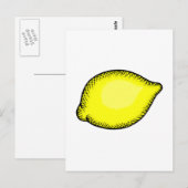 Giant Lemon Briefkaart (Voorkant / Achterkant)