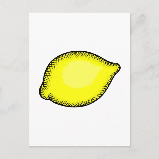 Giant Lemon Briefkaart (Voorkant)