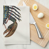 Giant Lobster -  illustratie Theedoek (Quarter Fold)