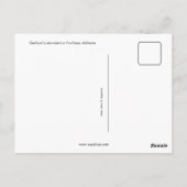 Giant lobster, zeevruchten, Fairhope Alabama Briefkaart (Achterkant)