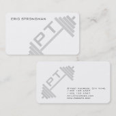 Giant logo grijs omhulsel visitekaartje (Voorkant / Achterkant)