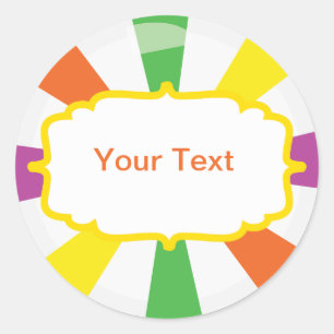 Giant lollipop snoep Buffet label