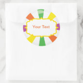 Giant lollipop snoep Buffet label (Tas)