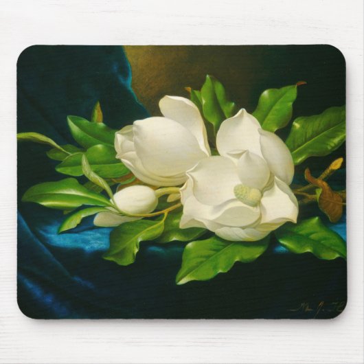Giant Magnolias Martin Johnson Heade Fine Art Muismat (Voorkant)