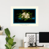 Giant Magnolias~ Martin Johnson Heade Poster (Thuiskantoor)