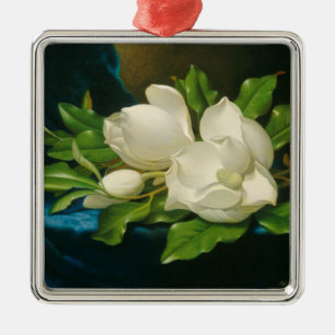 Giant Magnolias on a Blue Velvet Cloth, c.1890 (oi Metalen Ornament