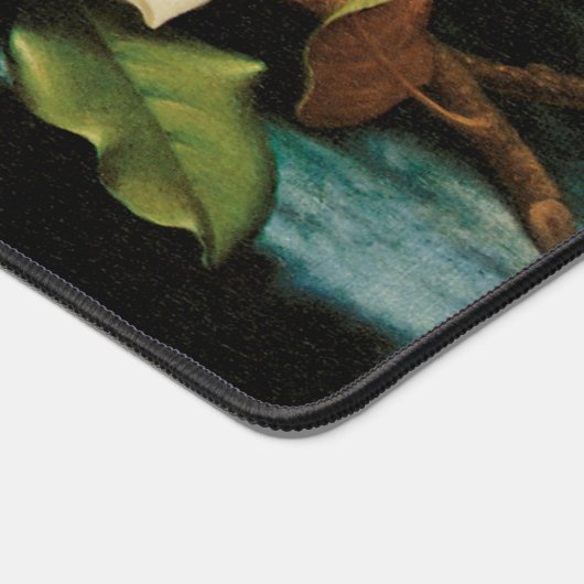 Giant Magnolias op een blauwe vlinderkast van MJ H Bureaumat (Hoek)