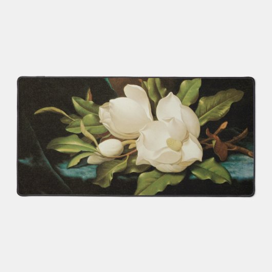 Giant Magnolias op een blauwe vlinderkast van MJ H Bureaumat (Voorkant)