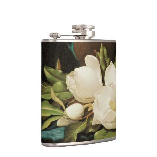 Giant Magnolias op een blauwe vlinderkast van MJ H Heupfles (Rechts)