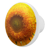 Giant mammoth yellow sunflower keramische knop (Rechts)