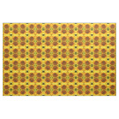 Giant mammoth yellow sunflower stof (Yard (91,4 cm))