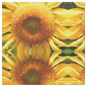 Giant mammoth yellow sunflower stof (Close Up)