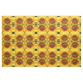 Giant mammoth yellow sunflower stof (Fat Quarter)
