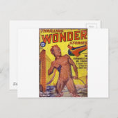 Giant Man Dingen van het Zee Briefkaart (Voorkant / Achterkant)