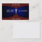 Giant Man Simple Silver Logo Visitekaartje (Voorkant / Achterkant)