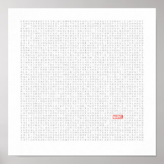 Giant Marvel Thormzoekopdracht Poster