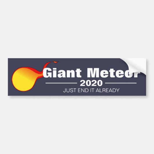 Giant Meteor 2020 Bumpersticker (Voorkant)