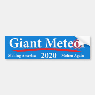 Giant Meteor 2020 Making America Weten Opnieuw Bumpersticker