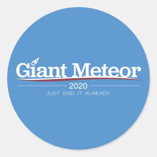 Giant Meteor 2020 sticker (Voorkant)