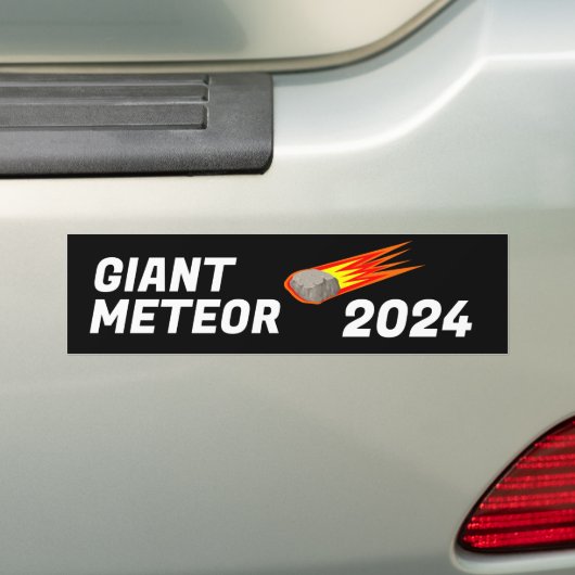 GIANT METEOR 2024 BUMPERSTICKER (Op auto)