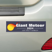 Giant Meteor 2024 Bumpersticker (Op auto)