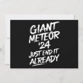 Giant Meteor 2024 maakt het nu al af Kaart (Voorkant)
