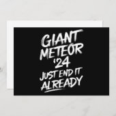Giant Meteor 2024 maakt het nu al af Kaart (Voorkant / Achterkant)