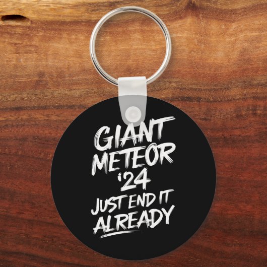 Giant Meteor 2024 maakt het nu al af Sleutelhanger (Voorkant)