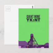 Giant Mine YK:NT Briefkaart (Voorkant / Achterkant)