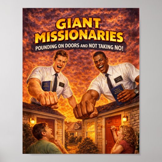 Giant Missionaries: The Knock That Can’t Be Ignore Poster (Voorkant)
