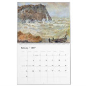Giant Monets Beaches Art Calendar 2017 Kalender (Feb 2027)