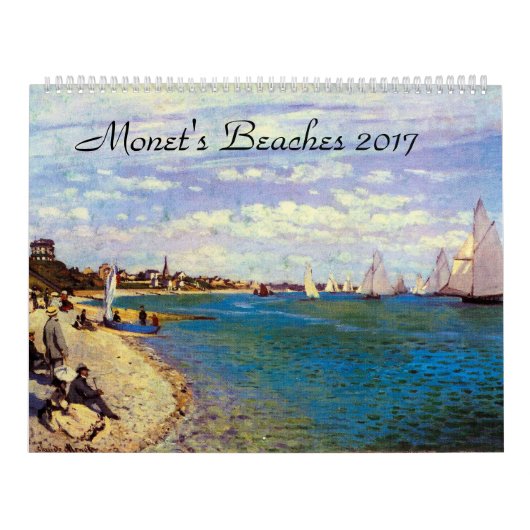 Giant Monets Beaches Art Calendar 2017 Kalender (Hoes)