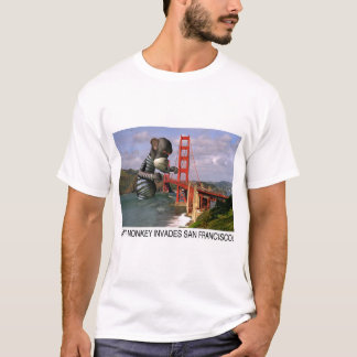 Giant Monkey Invades San Francisco (T-shirt) T-shirt