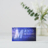 Giant monogram moderne duo-stijl visitekaartje (Staand voorkant)