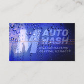 Giant monogram moderne duo-stijl visitekaartje (Voorkant)