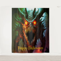 Giant Monster Halloween Achtergrond