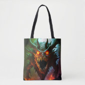 Giant Monster Halloween Canvas tas (Voorkant)