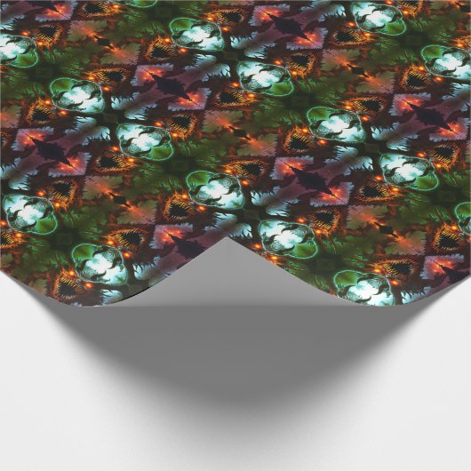 Giant Monster Halloween inpakpapier (Hoek)