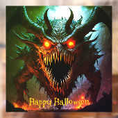 Giant Monster Halloween venster Cling Raamsticker (Vel 2)
