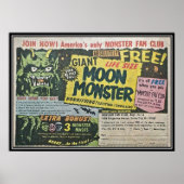 Giant Moon Monster Ad Poster (Voorkant)